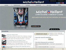 Tablet Screenshot of michelvaillant.com